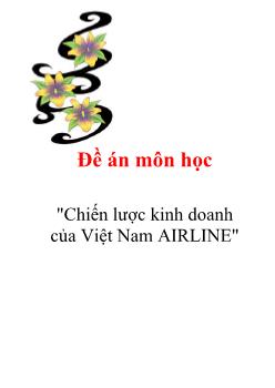 Đề án Chiến lược kinh doanh của Việt Nam AIRLINE