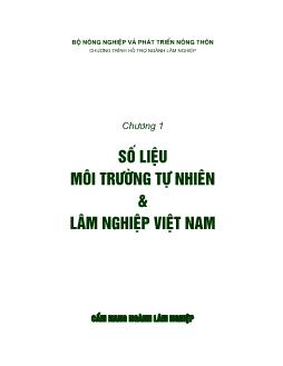 Cẩm nang nghành lâm nghiệp - Chương 1 : Số liệu môi trường tự nhiên và lâm nghiệp Việt Nam