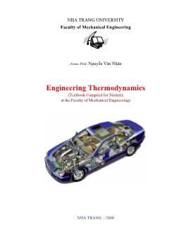 Engineering Thermodynamics (Textbook Compiled for Students at the Faculty of MechanicalEngineering)