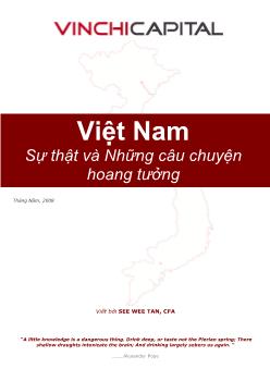 Cuốn sách Việt Nam sự thật và những câu chuyện hoang tưởng