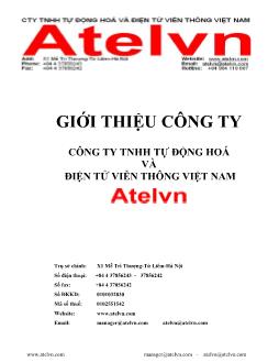 Giới thiệu Công ty TNHH tự động hoá và điện tử viễn thông Việt Nam