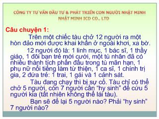 Công ty tư vấn đầu tư & phát triển con người Nhật Minh