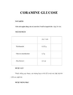 Coramine glucose