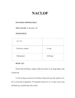 Dược học Naclof