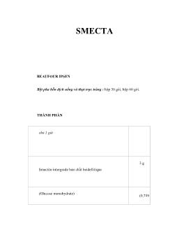 Dược học Smecta