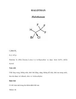 Halothanum