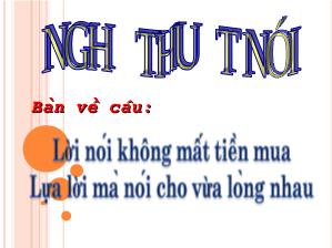 Nghi thức nói 