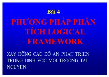 Phương pháp phân tích logical framework
