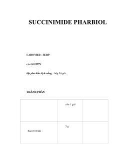 Succinimide pharbiol