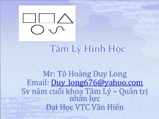 Tâm lý hình học