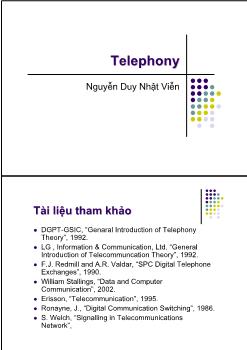 Telephony - Chapter 1: Overview