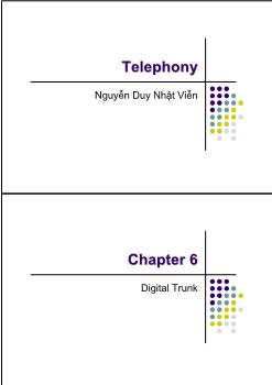 Telephony - Chapter 6: Digital Trunk