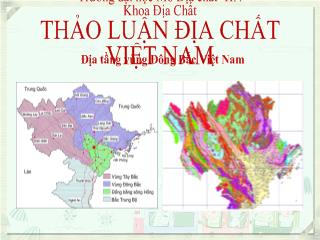 Thảo luận Địa tầng vùng Đông Bắc Việt Nam