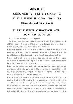 Vật liệu sinh học trong chữa trị xơ vữa động mạch