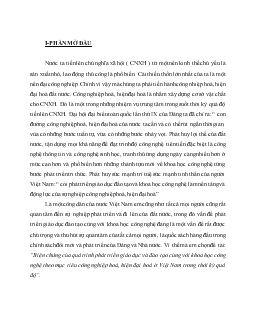 Biện chứng của quá trình phát triển giáo dục và đào tạo cùng với khoa học công nghệ theo mục tiêu công nghiệp hoá, hiện đại hoá ở Việt Nam trong thời kỳ quá độ