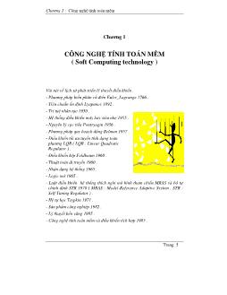 Công nghệ tính toán mềm (soft computing technology)