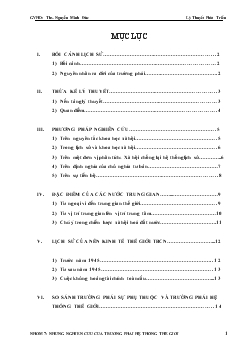 Quan điểm, cách tiếp cận của trường phái hệ thống thế giới
