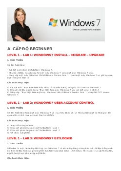 Windows 7 hands on lab - Step by step