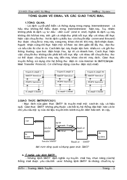 Xây dựng dịch vụ thư điện tử (mailling system)