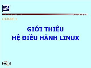 Bài giảng hệ điều hành linux