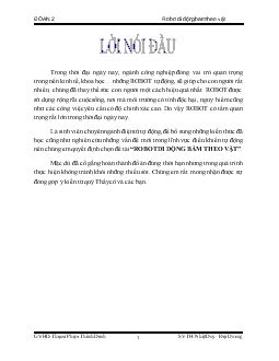 Đồ án Robot di dộng bám theo vật