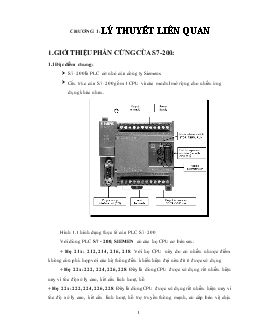 Đồ án Sử dụng phần mềm lập trình cho PLC họ SIMATIC S7 để điều khiển máy trộn sơn và rót sơn