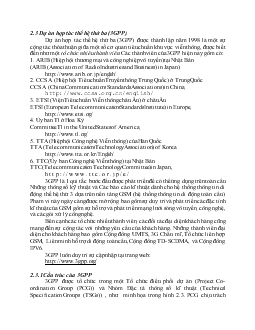 Tìm hiểu về 3gpp third generation partnership project