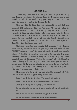 Xây dựng chương trình quản lý nhân sự