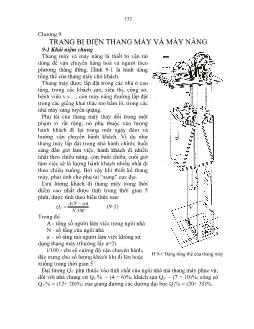 Bài giảng Trang bị điện thang máy và máy nâng