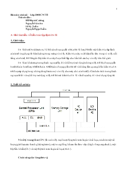 Bài tìm hiểu về kiến trúc tập lệnh IA-32