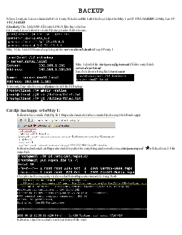 Cấu hình SSH để 2 máy LINUX liên lạc với nhau
