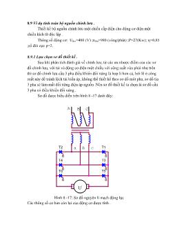 Đề tài Mạch điều khiển chỉnh lưu cầu ba pha điều khiển đối xứng bằng cách đệm xung điều khiển