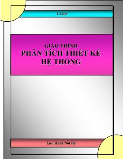 Giáo trình phân tích thiết kế hệ thống