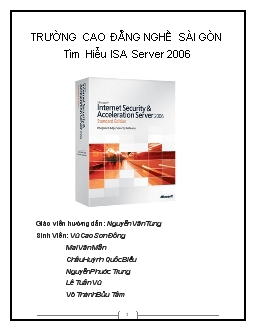 Tìm hiểu isa server 2006