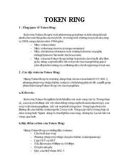 Tìm hiểu Mạng Token Ring