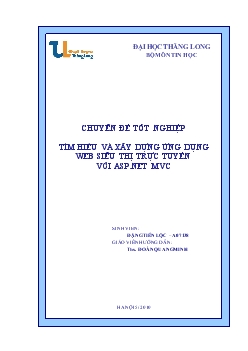 Chuyên đề Tìm hiểu và xây dựng ứng dụng web siêu thị trực tuyến với asp.net mvc