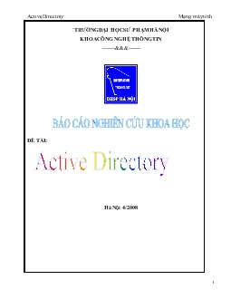 Đề tài Active Directory