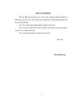 Đề tài Nghiên cứu xây dựng chuẩn ñầu ra ngành công nghệ thông tin trường cao ñẳng nghề kỹ thuật công nghệ TP Hồ Chí Minh và đánh giá thử nghiệm
