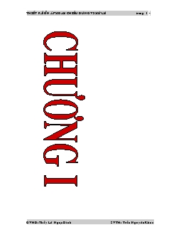 Đồ án Thiết kế ổn áp xoay chiều dùng vi xử lý