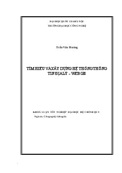 Đồ án Tìm hiểu và xây dựng hệ thống thông tin địa lý - Webgis