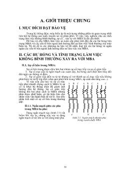 Giáo trình Bảo vệ các phần chính trong hệ thống điện