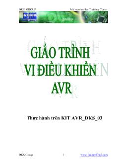 Giáo trình vi điều khiển AVR