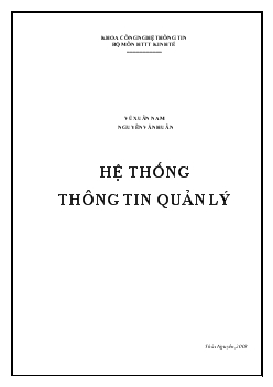 Hệ thống thông tin quản lý