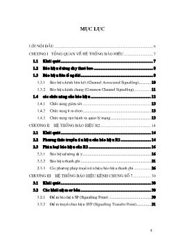 Nghiên cứu các hệ thống báo hiệu đang được sử dụng trong mạng viến thông Việt Nam