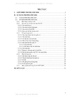 Ðồ án Ứng dụng công nghệ thông tin cho ðiện tử - Viễn thông