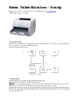 Printer: Tài liệu Máy in laser – Toàn tập