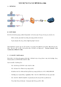 Xây dựng và cấu hình ISA Server 2006