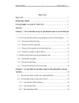 Các giao thức an toàn khóa trong trao đổi, phân phối và chuyển vận khóa