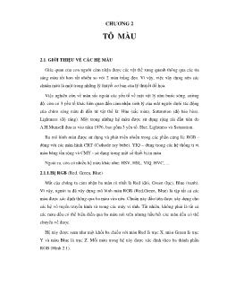 Giáo trình lý thuyết đồ họa - Chương 2: Tô màu