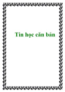 Giáo trình Tin học căn bản